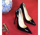 2018 Christian Louboutin Women shoes in Patent leather Heel Height 12cm CLWS0207