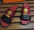 2018 Hermes men Slippers in Calfskin leather HMS0158