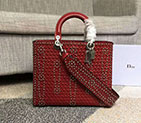 2018 LARGE LADY DIOR BAG IN STUDDED CALFSKIN 0584