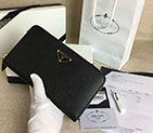 2018 Prada Men large saffiano leather wallet 1ML188