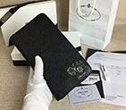 2018 Prada Men large saffiano leather wallet 1ML188