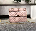 2018 VALENTINO MEDIUM ROCKSTUD SPIKE CHAIN BAG 0122