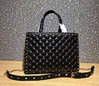 2018 Valentino GARAVANI ROCKSTUD SPIKE TOTE SHOULDER BAG V0061