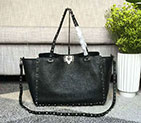 2018 Valentino ROCKSTUD NOIR MEDIUM TOTE 0973 0973