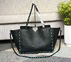 2018 Valentino ROCKSTUD NOIR MEDIUM TOTE 0973 0973