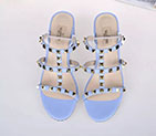 2018 Valentino women Sandal in Calfskin with rivet Heel 5.5cm VN0546