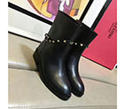 2018 Valentino women boots in Calfskin with rivet VN0579