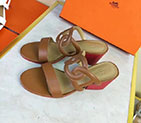 2018 hermes women Sandal in Calfskin leather HWS395