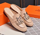 2018 hermes women Slippers in Calfskin leather HWS377