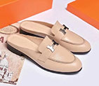 2018 hermes women Slippers in Calfskin leather HWS374