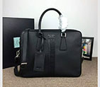 2018 prada Men saffiano leather work bag 2VE368