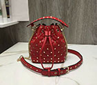 2018 valentino Rockstud Spike Small Bucket Bag 0059
