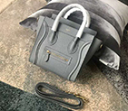 2019 Celine NANO LUGGAGE BAG IN DRUMMED CALFSKIN 189243