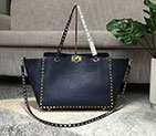 2019 Valentino ROCKSTUD NOIR MEDIUM TOTE 0973