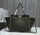 2019 Valentino ROCKSTUD NOIR MEDIUM TOTE 0973