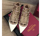 2019 Valentino women Flat shoes with rivet VN0596