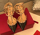 2019 Valentino women shoes with rivet Heel 6.5cm VN0587