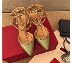 2019 Valentino women shoes with rivet Heel 6.5cm VN0584