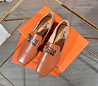 2019 hermes women shoes in Calfskin HWS445