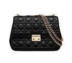 Black leather Miss Dior bag with shoulder or cross-body strap M0214OGAI M900