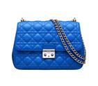 Bleu Persan leather Miss Dior bag with shoulder or cross-body strap M0214PGAI M689