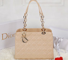 Dior Soft Zipped Tote Bag Lambskin D52232 Apricot D52232