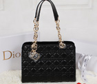 Dior Soft Zipped Tote Bag Lambskin D52232 Black D52232