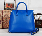 Dior Tote Bag Original Leather D0908 Blue D0908