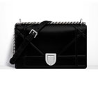 Diorama flap bag in black lambskin M0422PNAG M900
