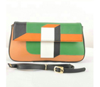Fendi Multicolour Baguette Pouchette Clutch F2559 Green F2559