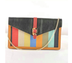 Fendi Pequin Large Canvas Clutch 8M0283 Black 8M0283