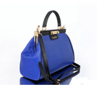 Fendi Spring Summer 2013 Shopping Bag F002 Blue F002