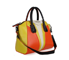 Givenchy Small Antigona Bag Smooth Leather 6362 Orange&Yellow&White 6362