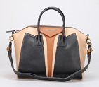 Givenchy Small Antigona Bag Smooth Leather 8887 Black&Camel 8887