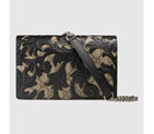 Gucci Arabesque canvas chain wallet 410114 KLQPN 9769 410114