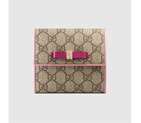 Gucci Bow GG Supreme wallet 406925 KLQUG 8431 406925