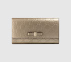 Gucci Bow Gucci Signature continental wallet 388679 CX01G 9504 388679