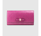 Gucci Bow leather GG continental wallet 388679 CWC1G 5594 388679