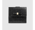 Gucci Bow leather GG wallet 406925 CWC1G 1000 406925