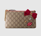 Gucci Chain wrist wallet with embroidered face 431396 K05TG 8793 431396