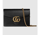 Gucci GG Marmont leather mini chain bag 401232 A7M0T 1000 401232