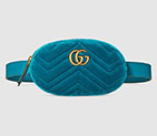 Gucci GG Marmont matelasse velvet belt bag 476434 9FRDT 4462 476434