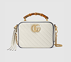 Gucci GG Marmont small shoulder bag with bamboo 602270 0OLFX 9085 602270