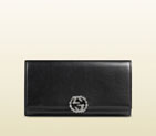 Gucci GG sparkling leather continental wallet 369670