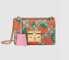 Gucci Padlock GG Strawberry small shoulder bag 409487 G89AG 8483 409487