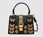 Gucci Sylvie animal studs leather mini bag 470270 D4ZAX 8015 470270