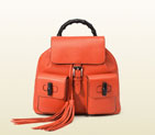 Gucci bamboo leather backpack 370833 A7M0N 6525
