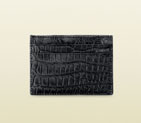 Gucci crocodile card case 245561 EQ90N 1000 245561