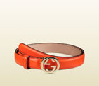 Gucci leather belt with interlocking G buckle 370717 AP00G 7523 370717