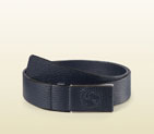 Gucci leather belt with leather covered plaque buckle 368188 A7M0N 4009 368188